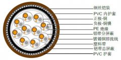 熱電偶電纜,多對分屏蔽/總屏蔽加鎧裝熱電偶補償電纜線